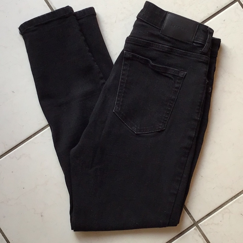 Everlane Curvy High Rise Skinny Crop Jeans